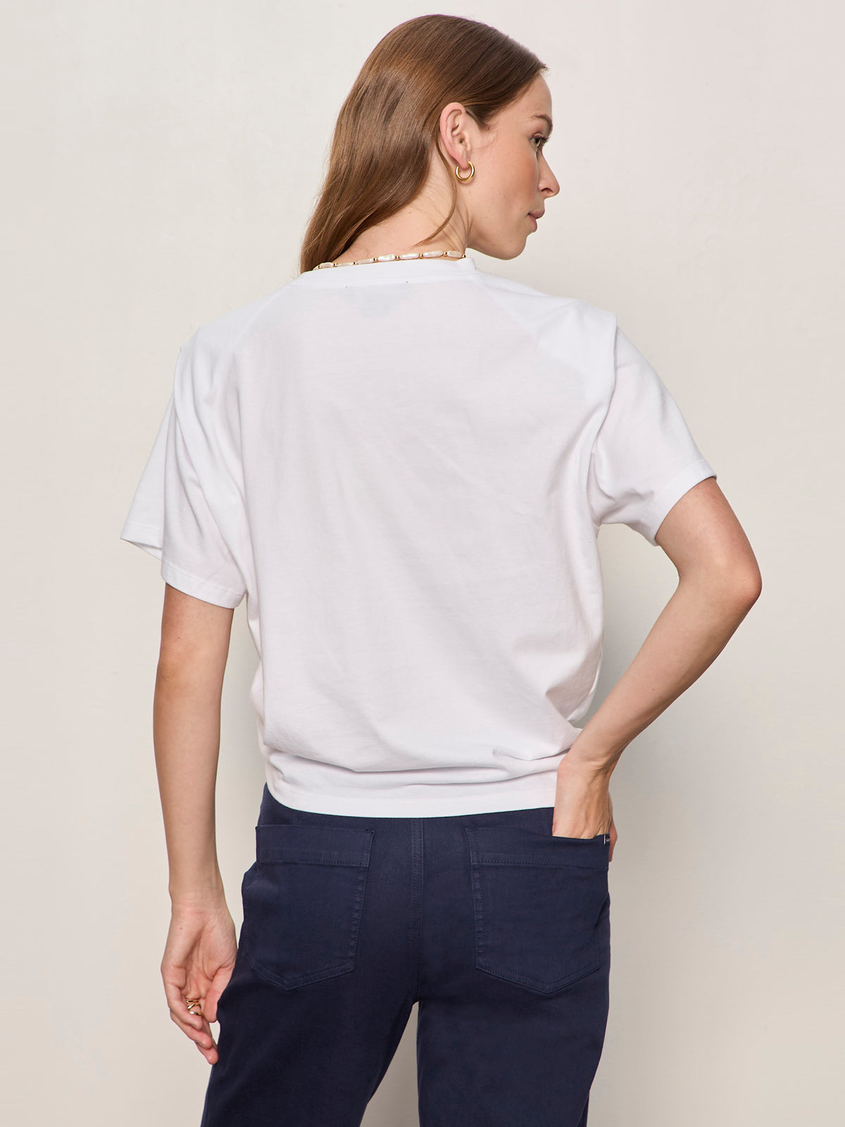 Sanctuary Clothing Signature - GOOD TO GO TIE FRONT TEE WHITE