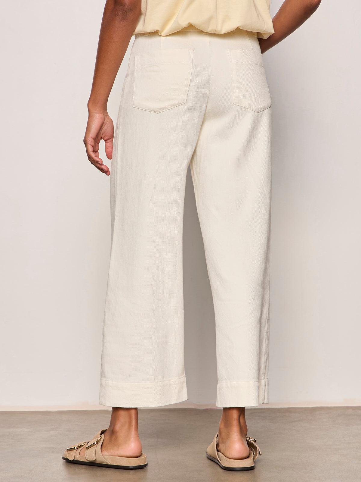 Sanctuary Clothing Deals - SOFT MARINE WIDE LEG CROP COLLAGEN