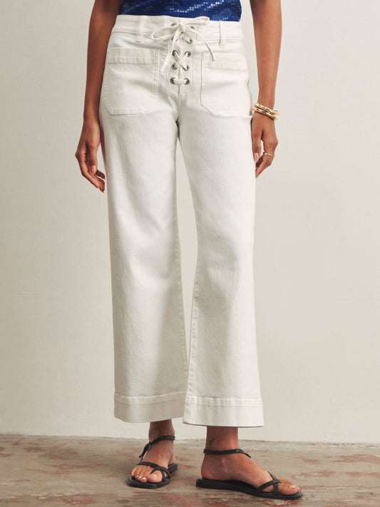 Sanctuary Clothing Customer Favorite - LACE UP MARINER CHALK