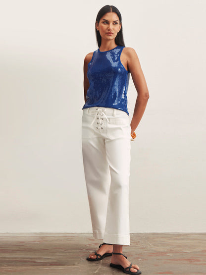Sanctuary Clothing Customer Favorite - LACE UP MARINER CHALK