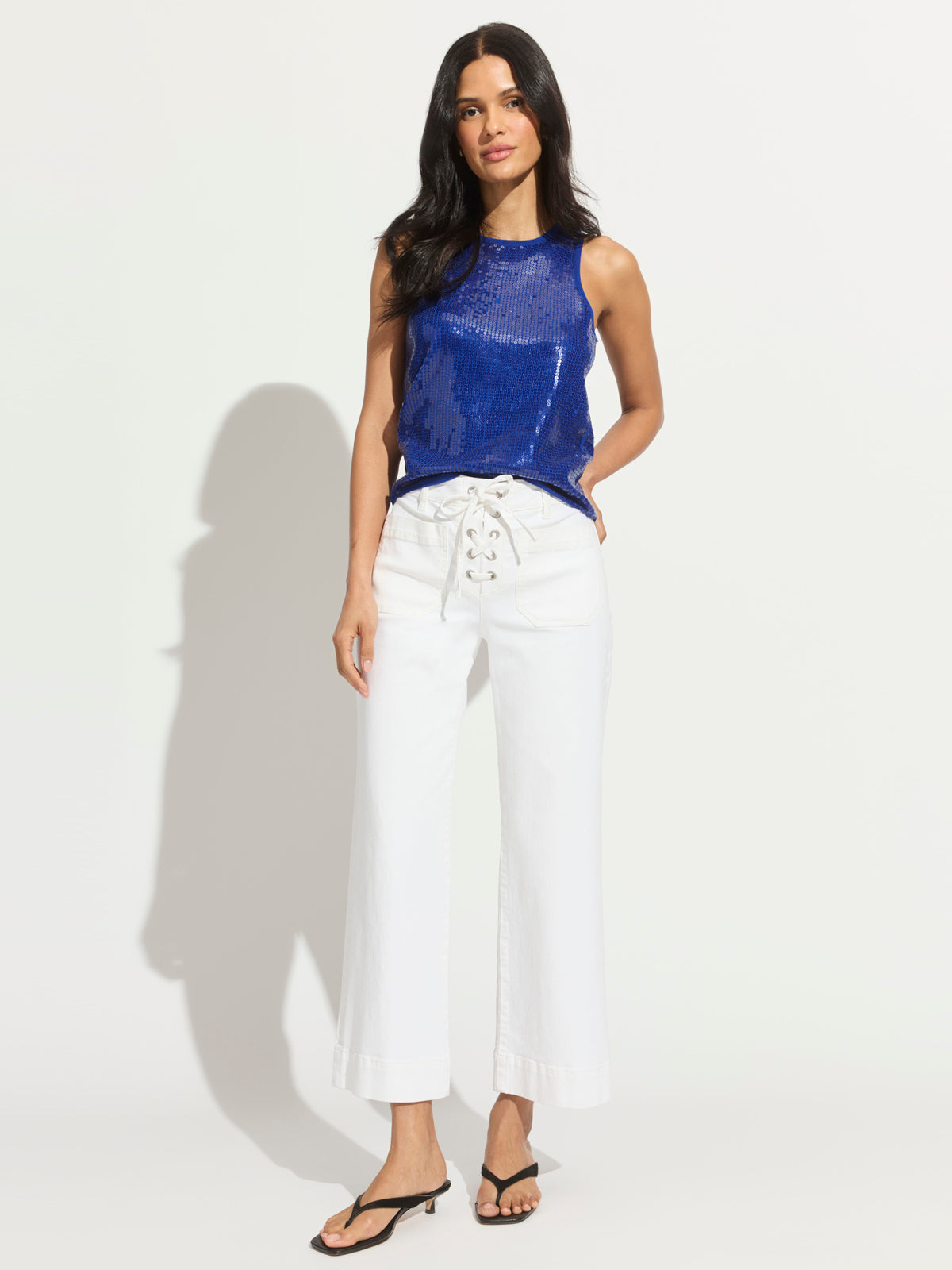 Sanctuary Clothing Customer Favorite - LACE UP MARINER CHALK
