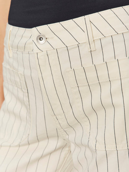 Sanctuary Clothing Popular - The Marine Jean Bleached White Pinstripe