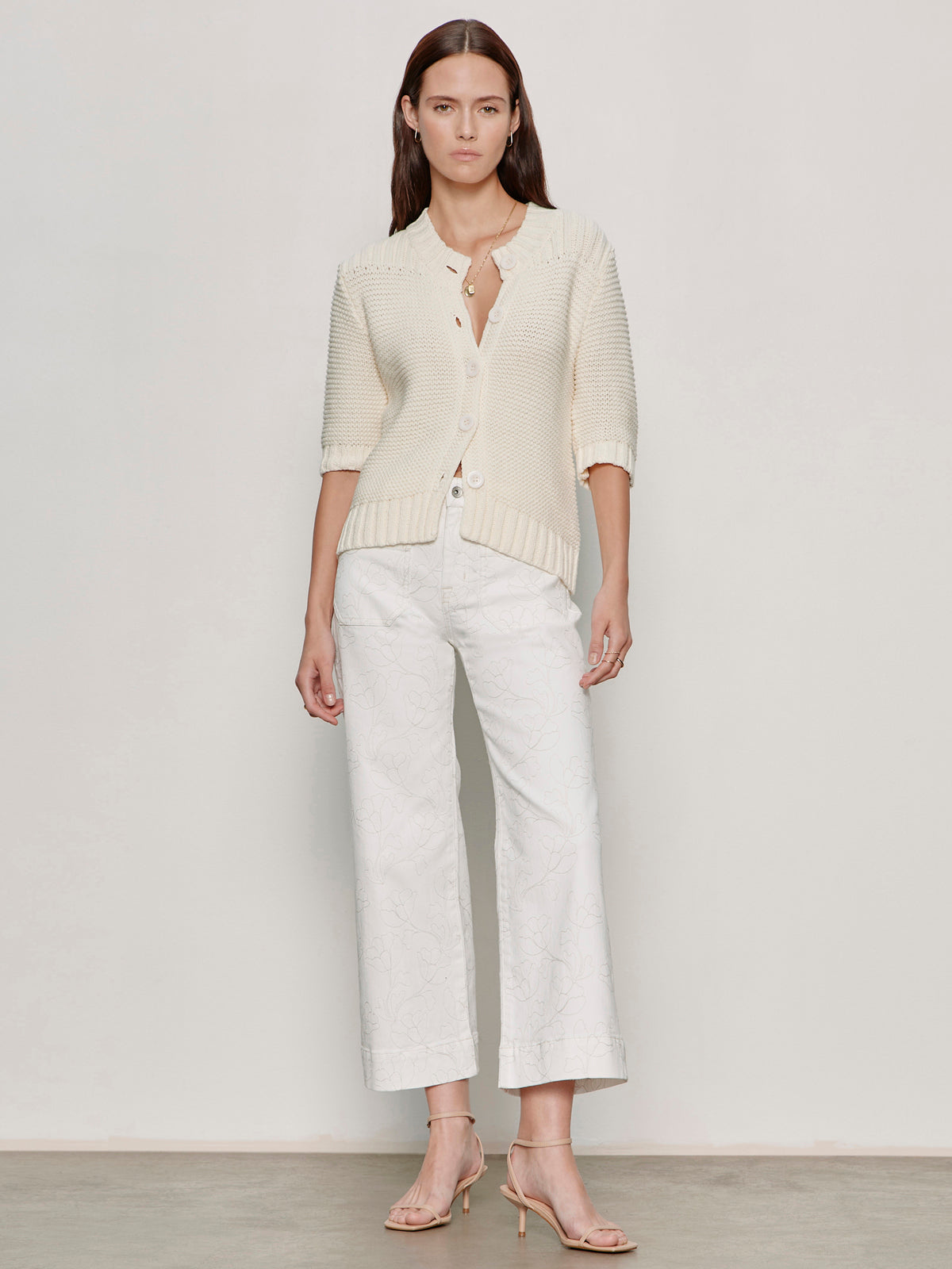Sanctuary Clothing Great Value - The Marine Crop Jean Chalk