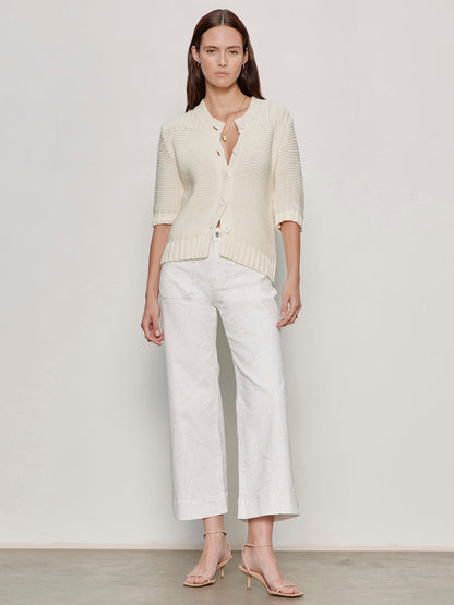 Sanctuary Clothing Great Value - The Marine Crop Jean Chalk