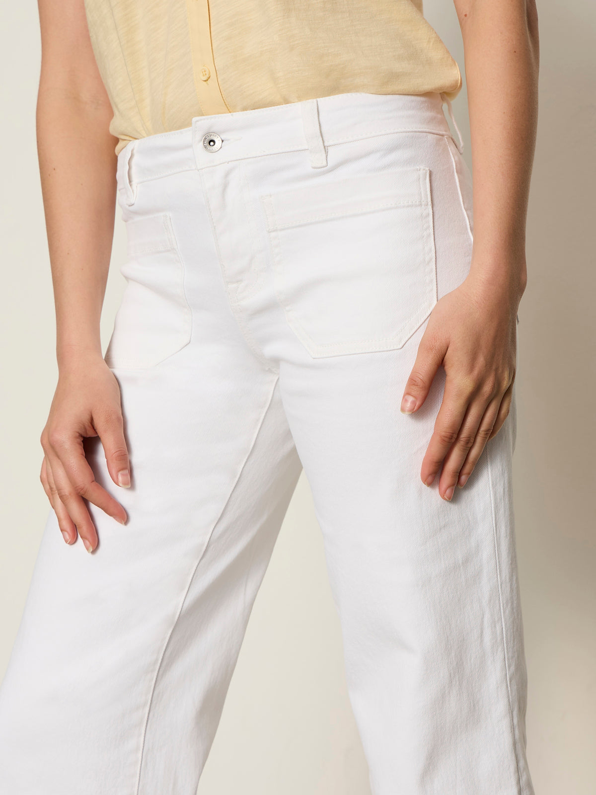 Sanctuary Clothing Hot Sale - The Marine Jean Bleached White