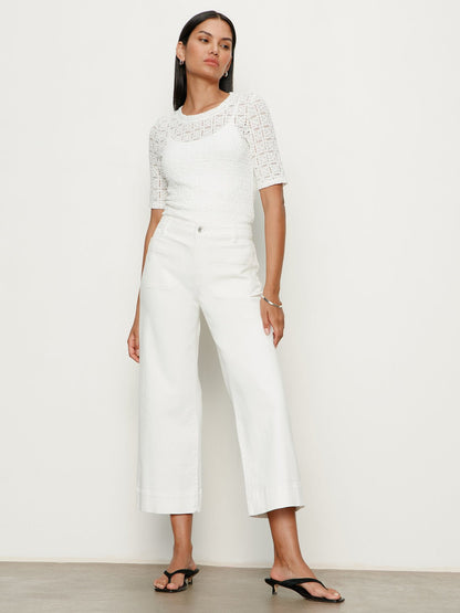 Sanctuary Clothing Hot Sale - The Marine Jean Bleached White