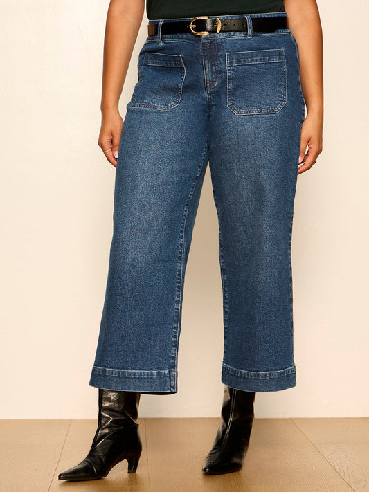Sanctuary Clothing Deals - Chelsea Wide Leg Jean Last Chance Extended Sizing