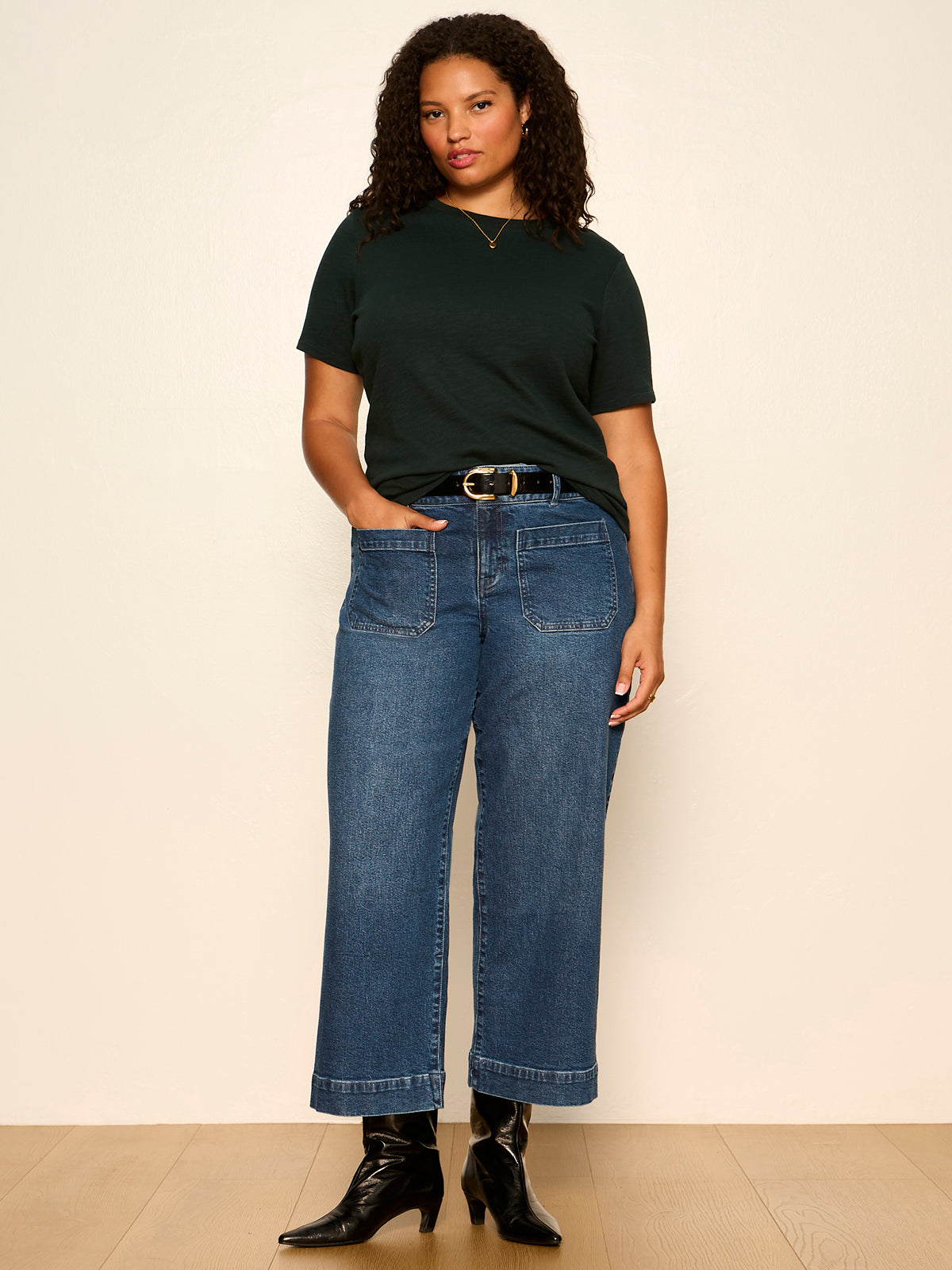 Sanctuary Clothing Deals - Chelsea Wide Leg Jean Last Chance Extended Sizing