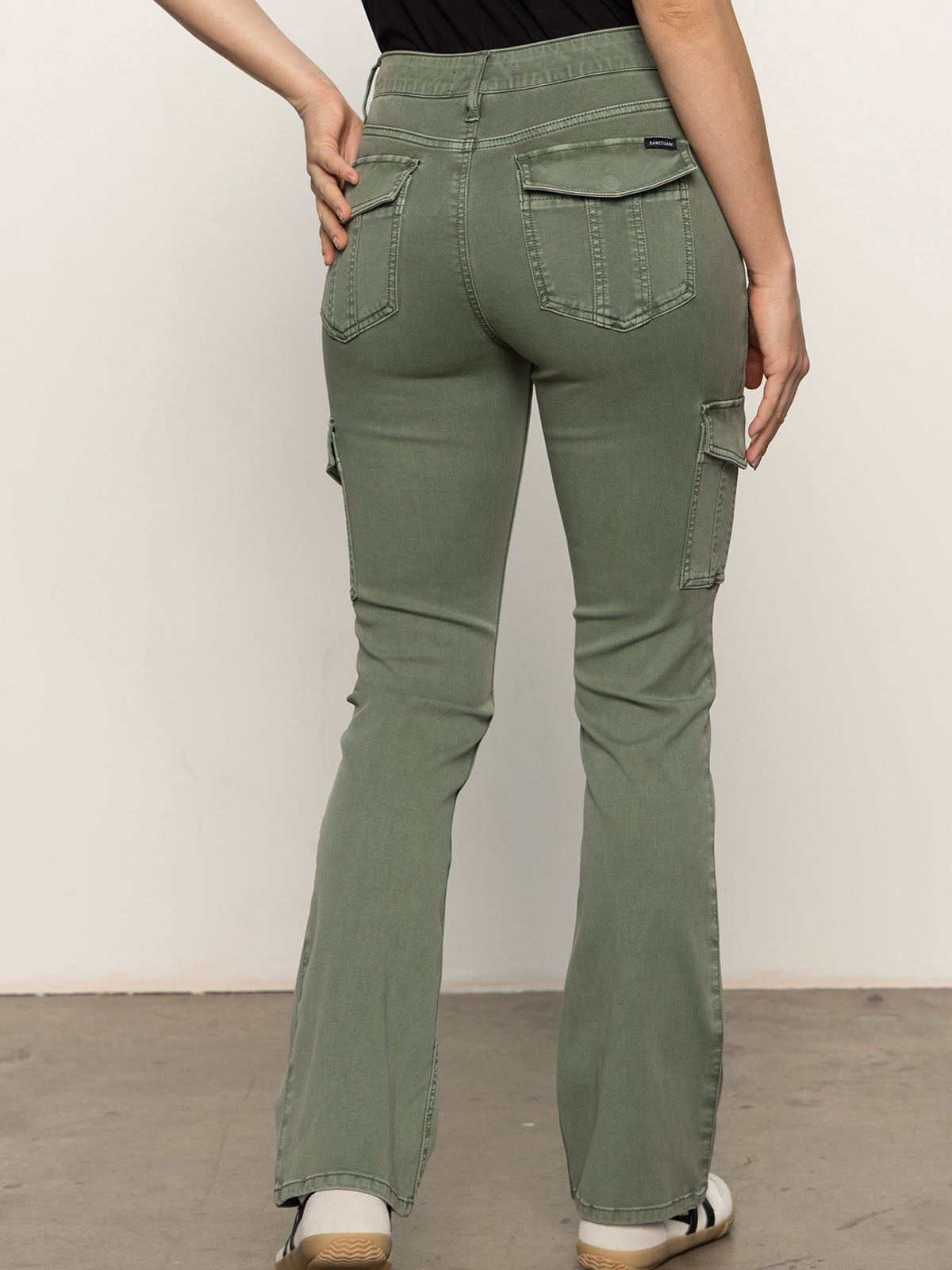 Sanctuary Clothing Best Seller - Sculpted Hayden Bootcut Pant Dark Spruce