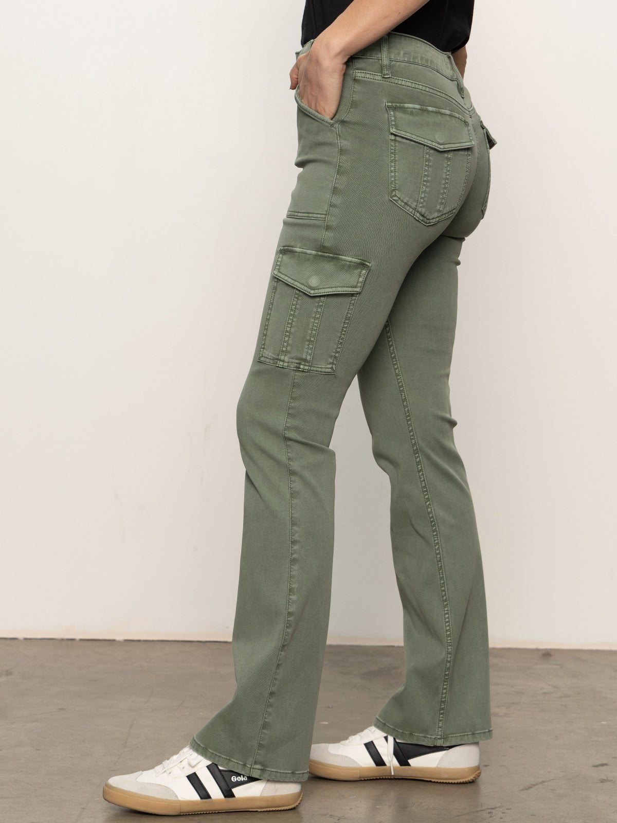 Sanctuary Clothing Best Seller - Sculpted Hayden Bootcut Pant Dark Spruce