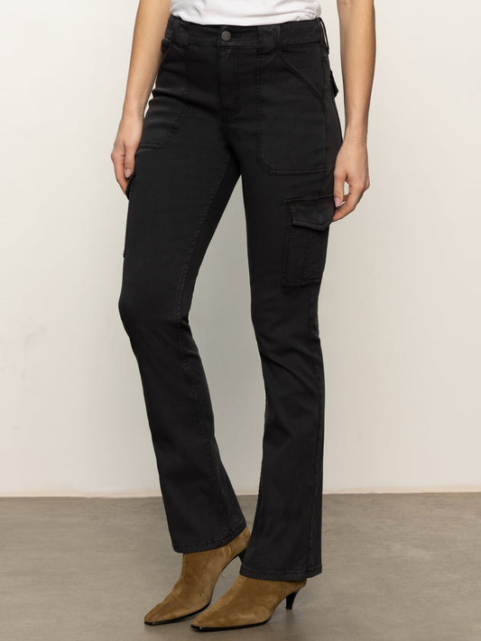 Sanctuary Clothing Essential - Sculpted Hayden Bootcut Standard Rise Pant Black