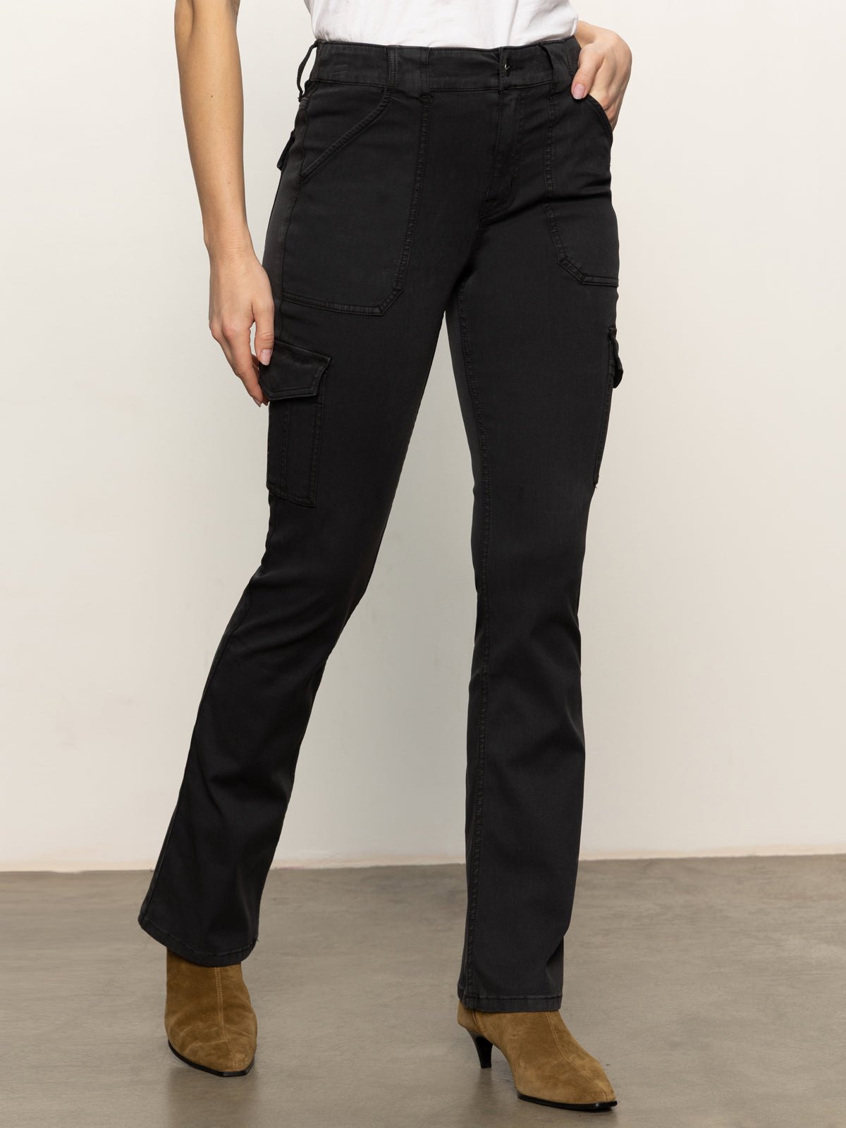 Sanctuary Clothing Essential - Sculpted Hayden Bootcut Standard Rise Pant Black