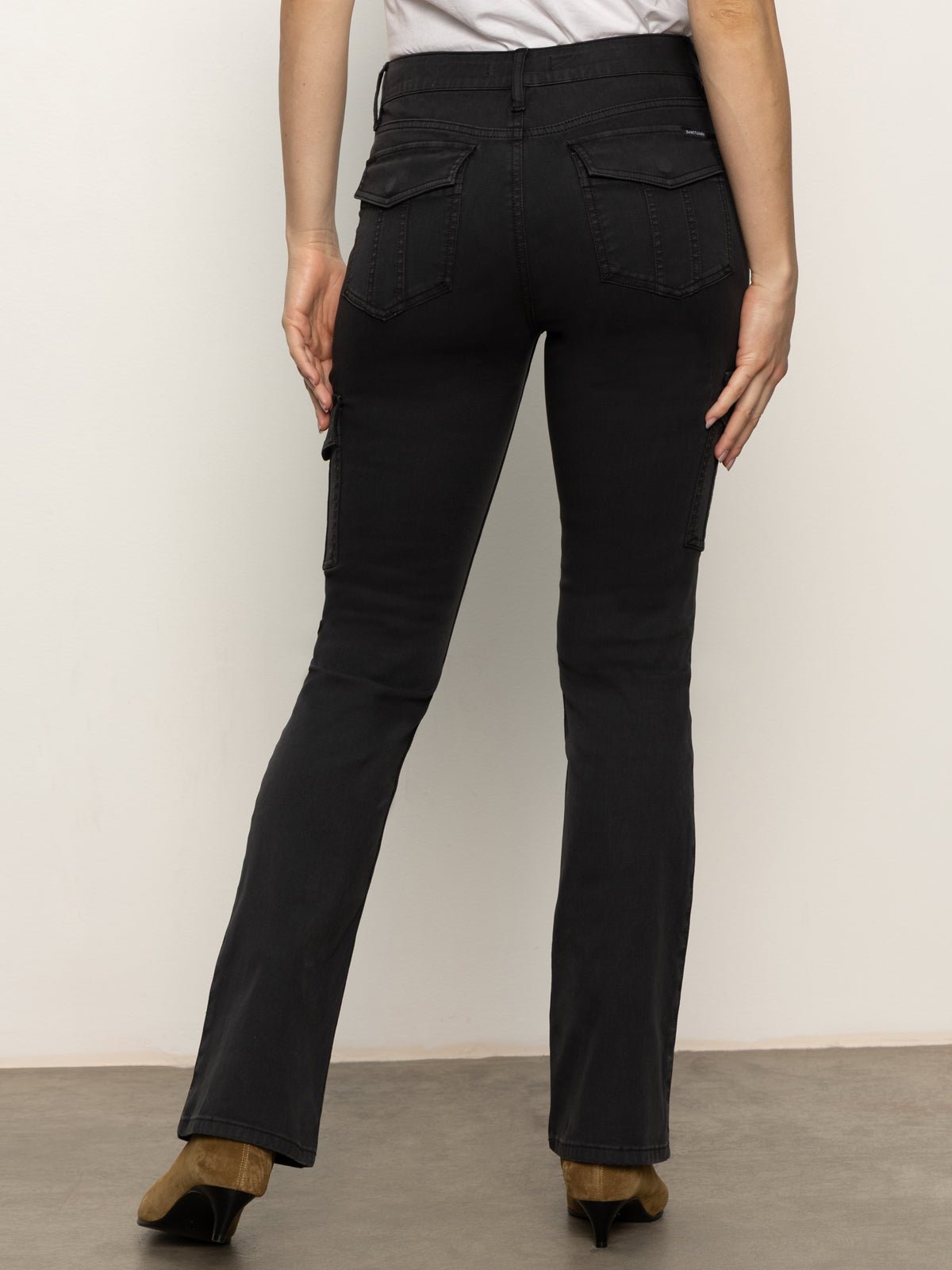 Sanctuary Clothing Essential - Sculpted Hayden Bootcut Standard Rise Pant Black