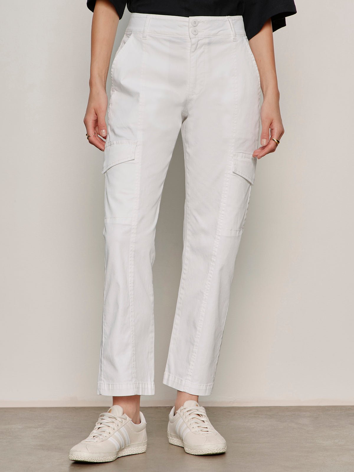 Sanctuary Clothing Special Offer - Rebel Straight Crop Pant Chalk