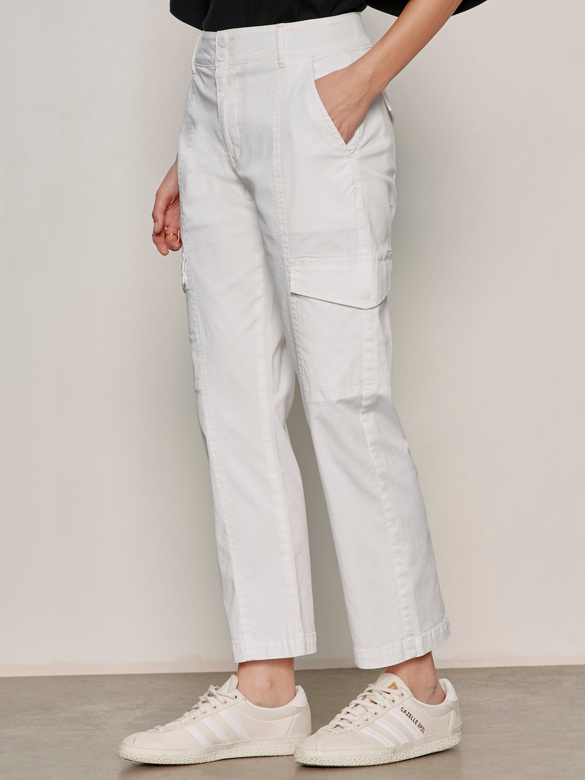 Sanctuary Clothing Special Offer - Rebel Straight Crop Pant Chalk