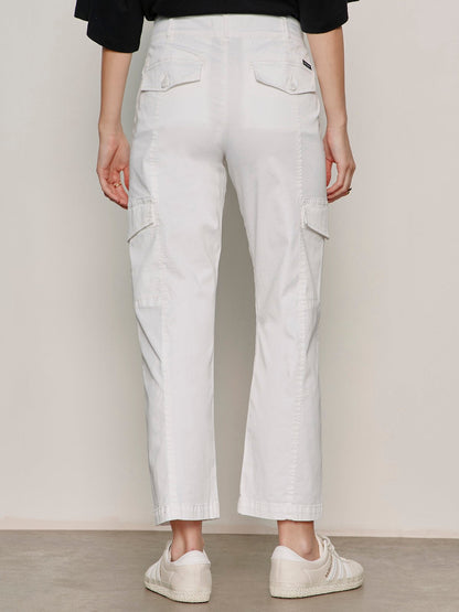 Sanctuary Clothing Special Offer - Rebel Straight Crop Pant Chalk