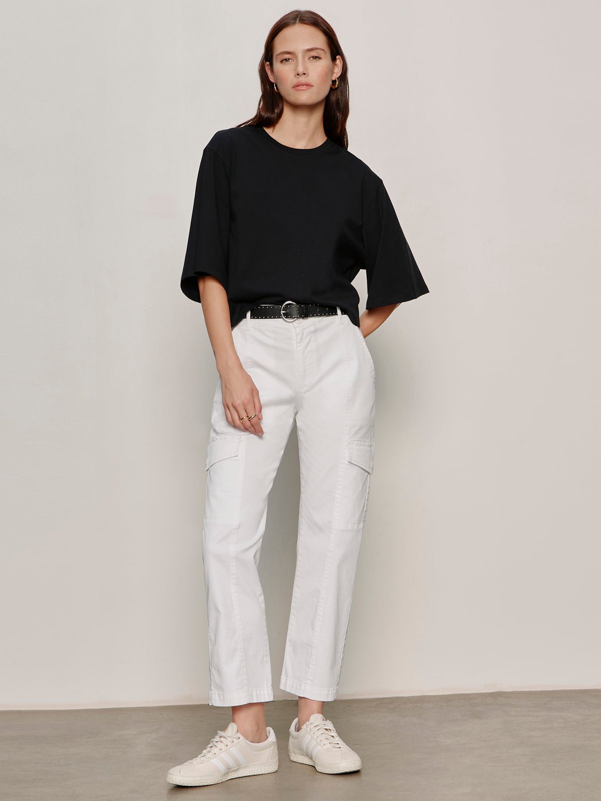 Sanctuary Clothing Special Offer - Rebel Straight Crop Pant Chalk