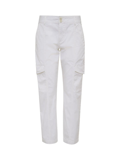 Sanctuary Clothing Special Offer - Rebel Straight Crop Pant Chalk