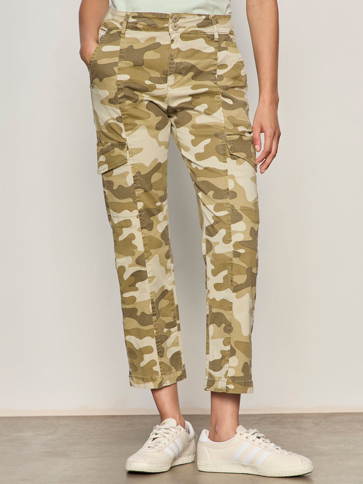 Sanctuary Clothing Signature - Rebel Straight Crop Pant Canyon Camo