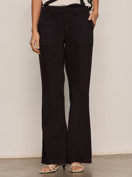 Sanctuary Clothing Sale - REISSUE PEACE PANT BLACK