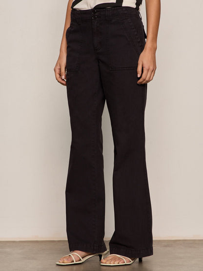 Sanctuary Clothing Sale - REISSUE PEACE PANT BLACK