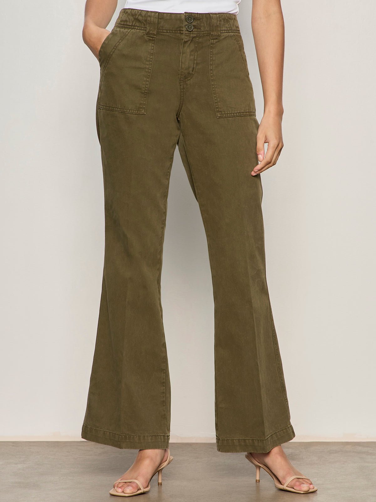 Sanctuary Clothing Special Offer - REISSUE PEACE PANT BURNT OLIVE