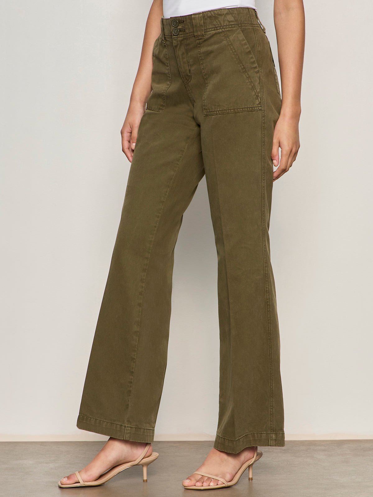 Sanctuary Clothing Special Offer - REISSUE PEACE PANT BURNT OLIVE