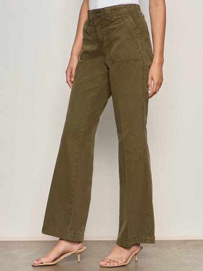 Sanctuary Clothing Special Offer - REISSUE PEACE PANT BURNT OLIVE