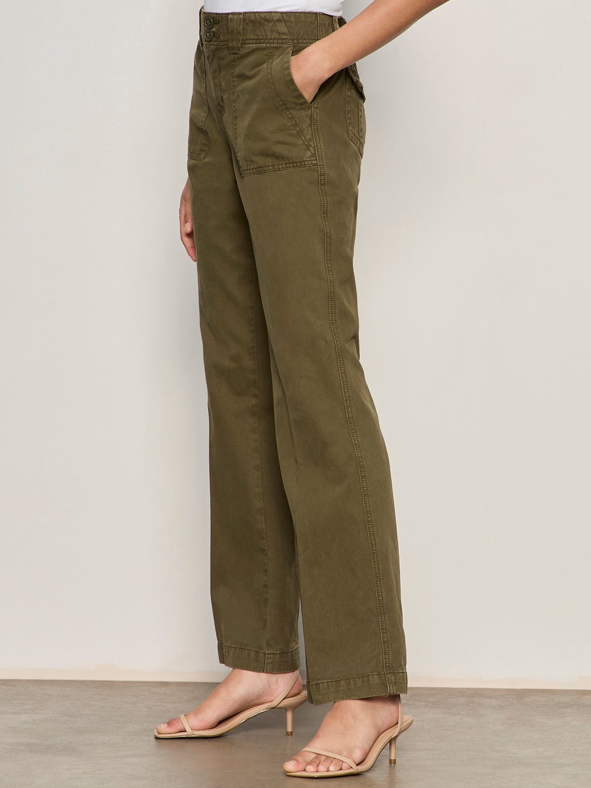 Sanctuary Clothing Special Offer - REISSUE PEACE PANT BURNT OLIVE