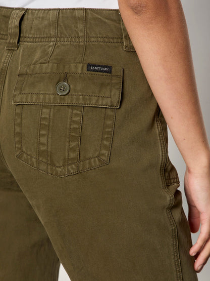 Sanctuary Clothing Special Offer - REISSUE PEACE PANT BURNT OLIVE