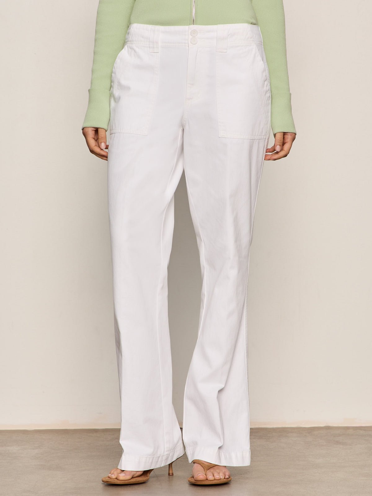 Sanctuary Clothing New - REISSUE PEACE PANT CHALK