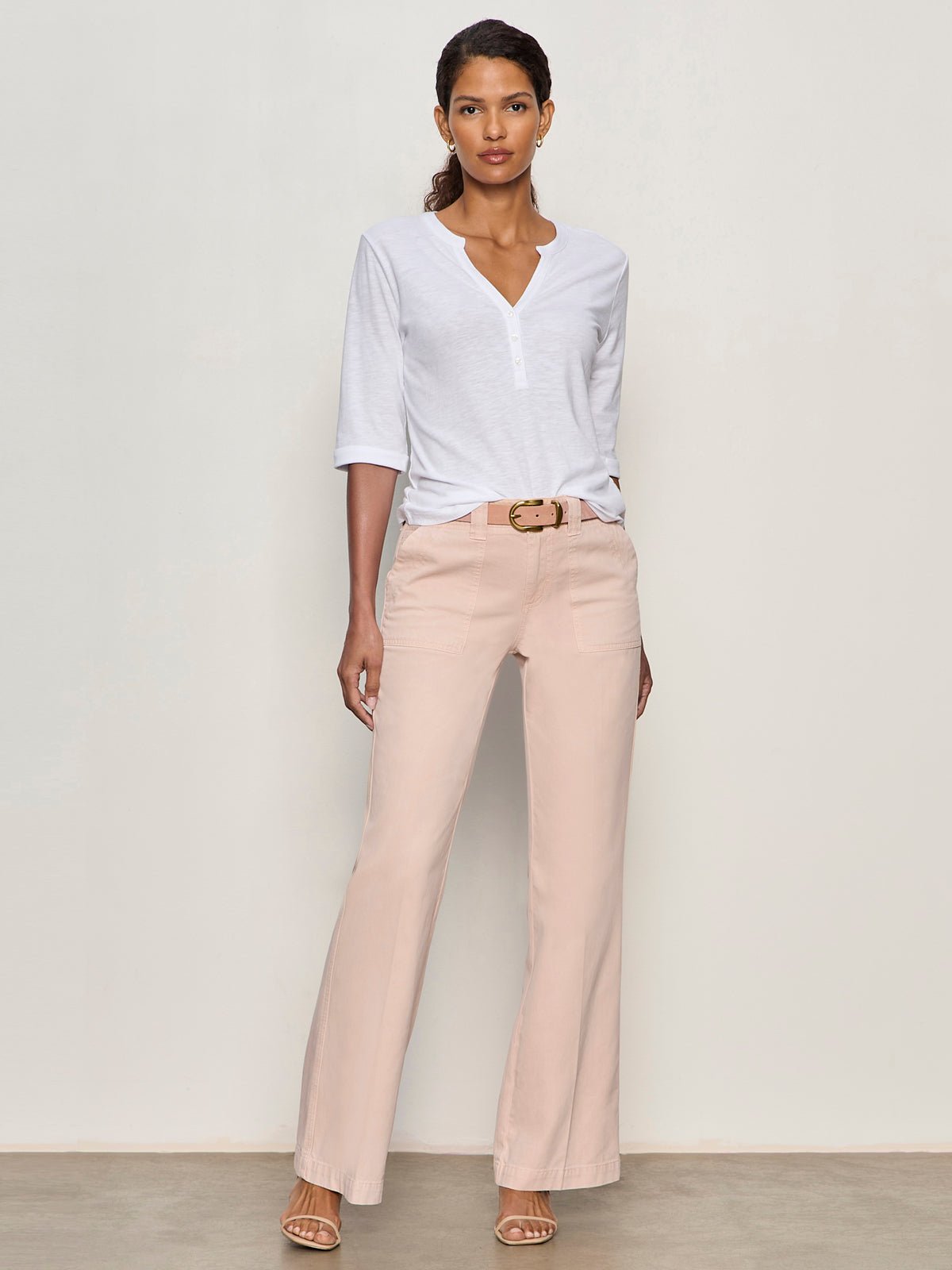 Sanctuary Clothing Best Seller - REISSUE PEACE PANT ROSE TEA