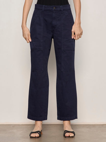 Sanctuary Clothing Exclusive - BOYFRIEND UTILITY PANT NAVY BLAZER