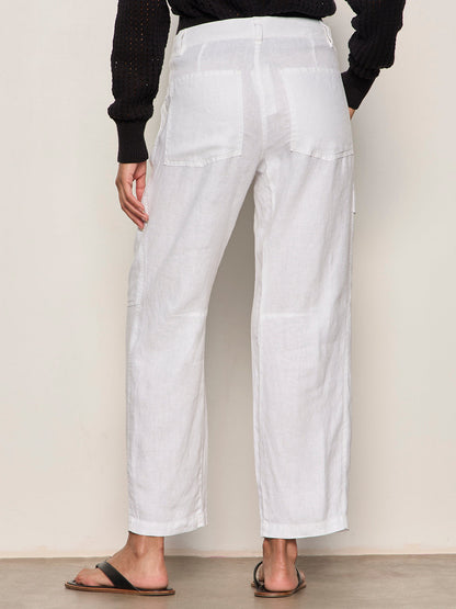 Sanctuary Clothing Featured - BOYFRIEND UTILITY PANT WHITE