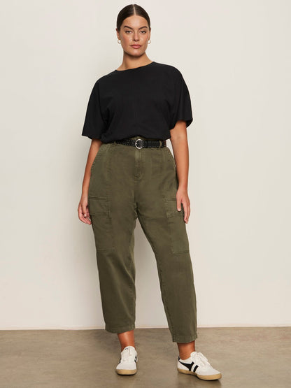 Sanctuary Clothing Discount - Boyfriend Utility Pant Kalamata Extended Sizing