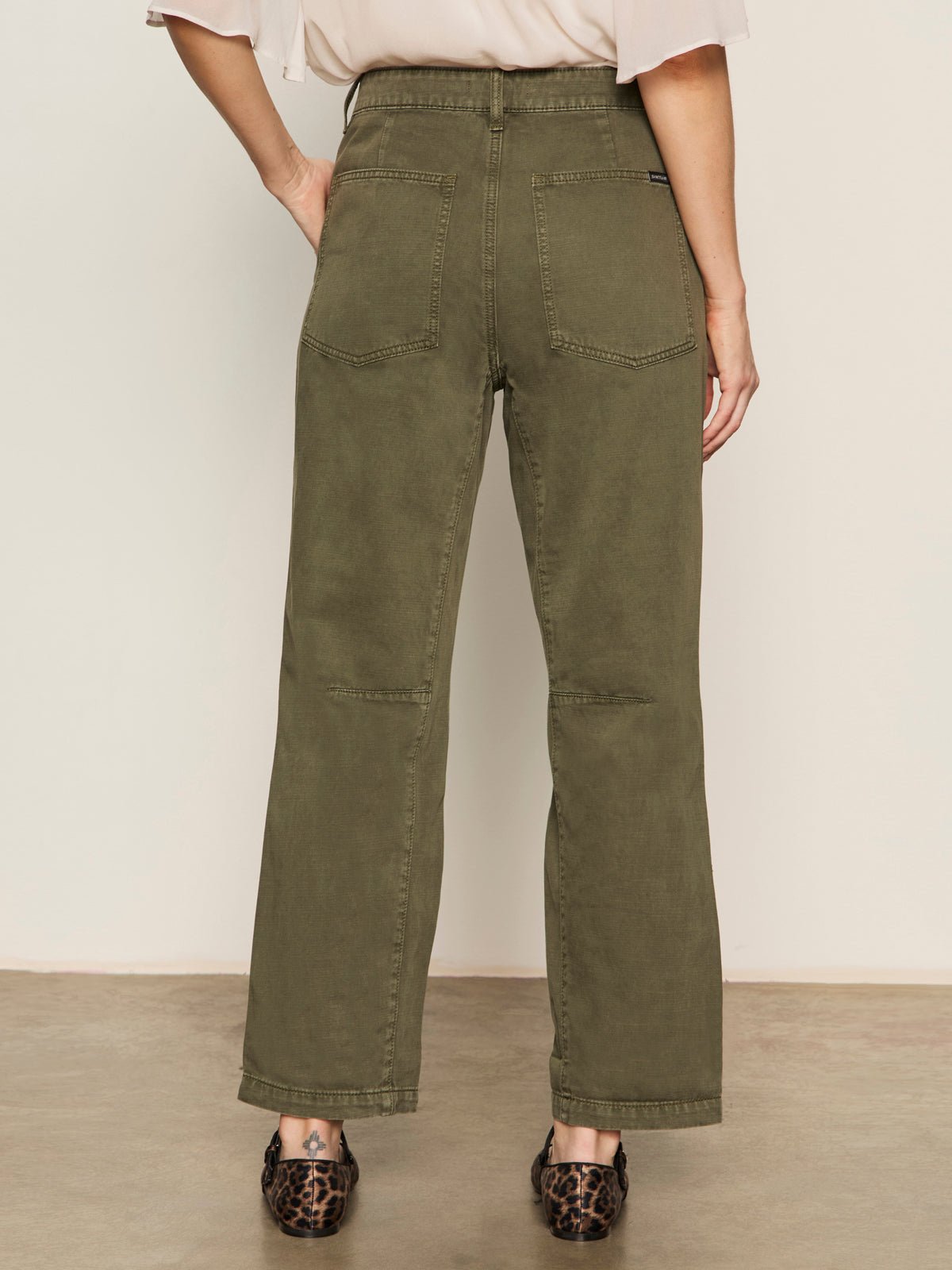 Sanctuary Clothing Best Seller - Boyfriend Utility Pant Kalamata