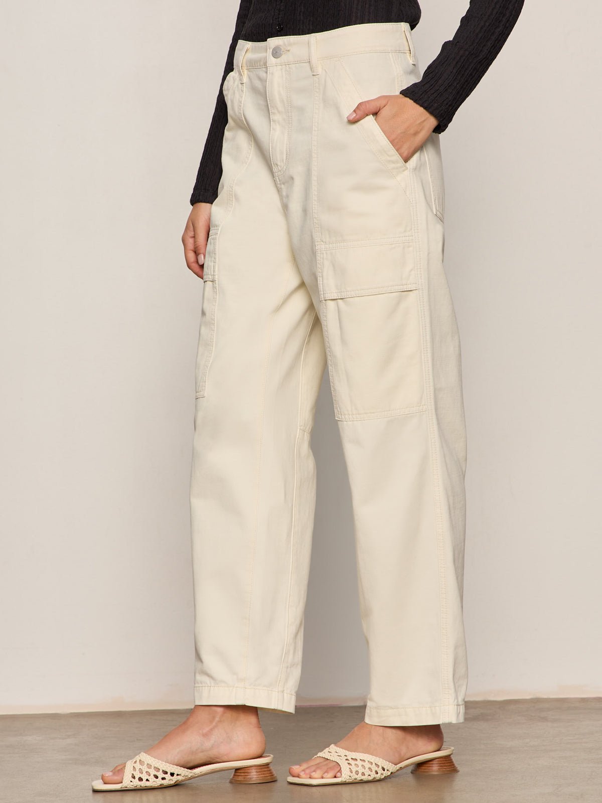 Sanctuary Clothing Value - Boyfriend Utility Pant Collagen