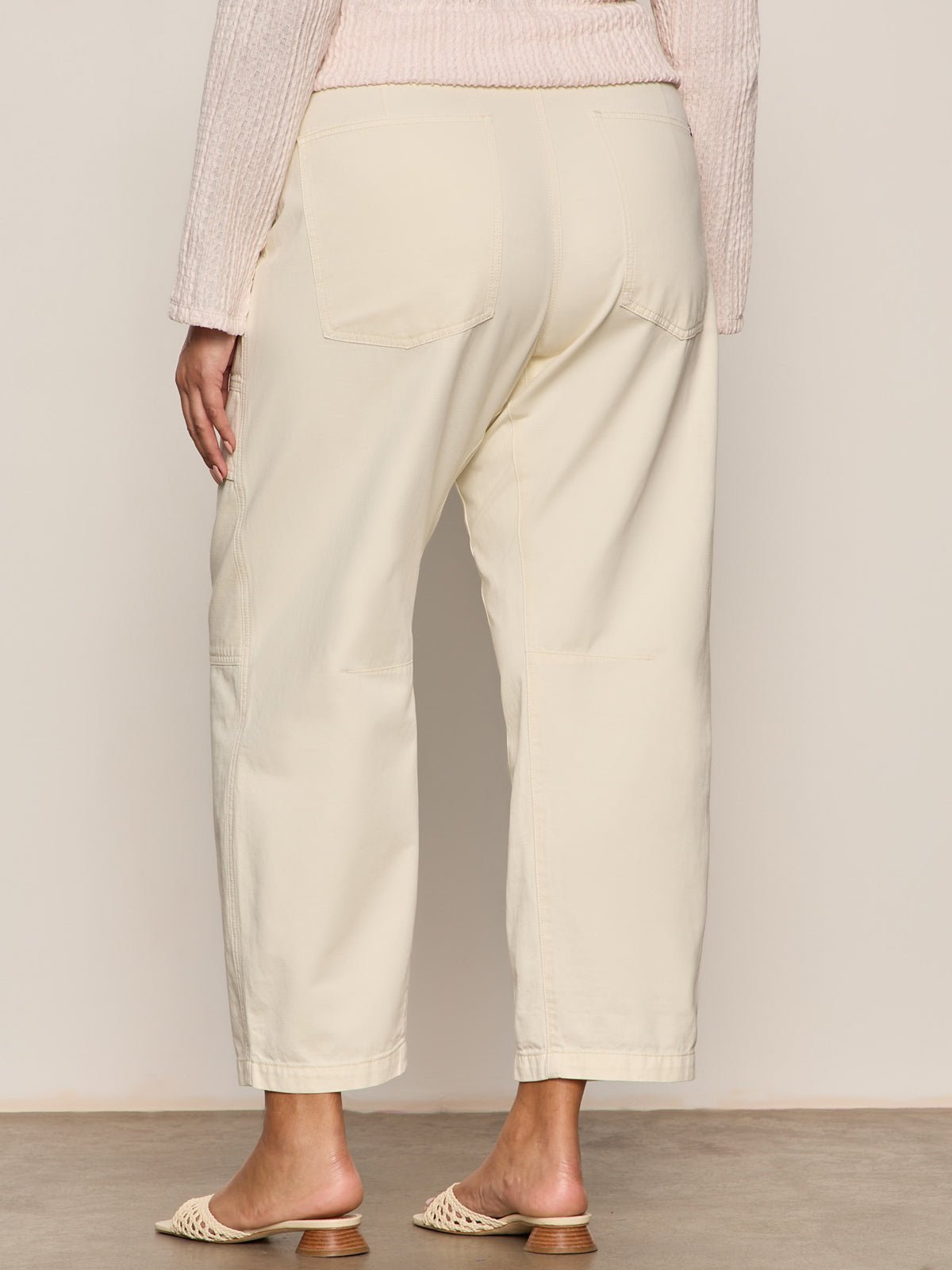 Sanctuary Clothing Essential - Boyfriend Utility Pant Collagen Extended Sizing