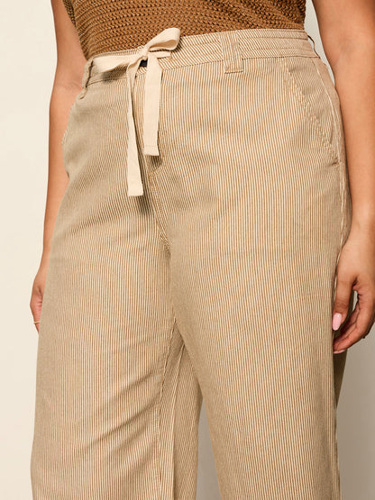 Sanctuary Clothing Exclusive - LILY CROPPED PANT LIDO STRIPE