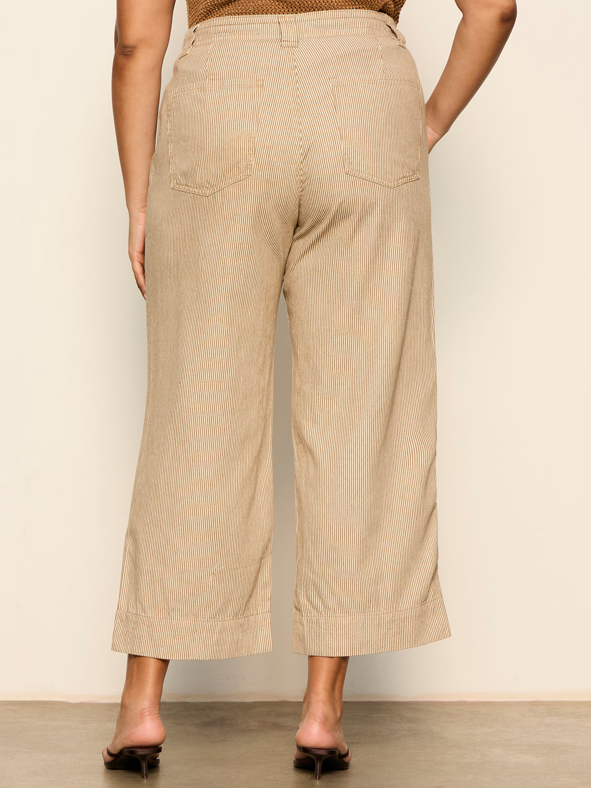 Sanctuary Clothing Exclusive - LILY CROPPED PANT LIDO STRIPE