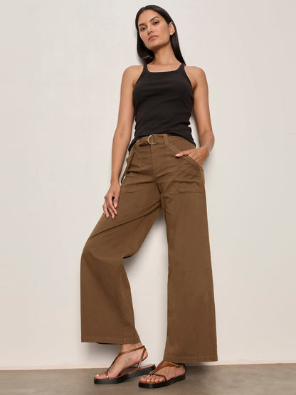 Sanctuary Clothing New - SOFT POLISHED WIDE LEG TIMBER