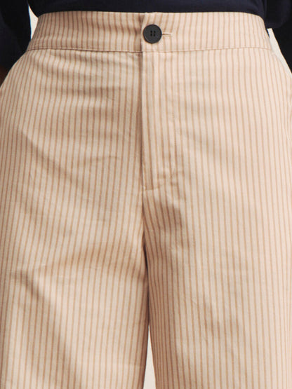 Sanctuary Clothing Special Offer - ELOISE STRIPE TROUSER DARK OPAL PINSTRIPE