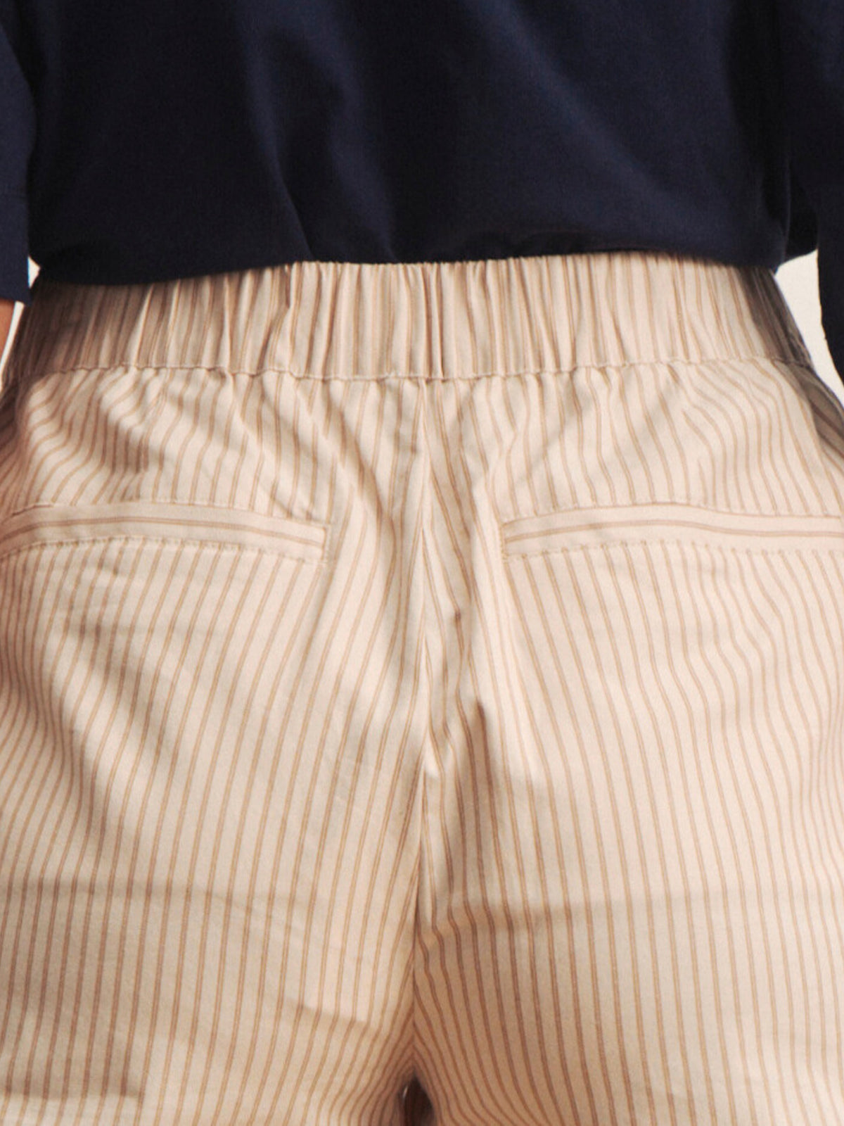 Sanctuary Clothing Special Offer - ELOISE STRIPE TROUSER DARK OPAL PINSTRIPE