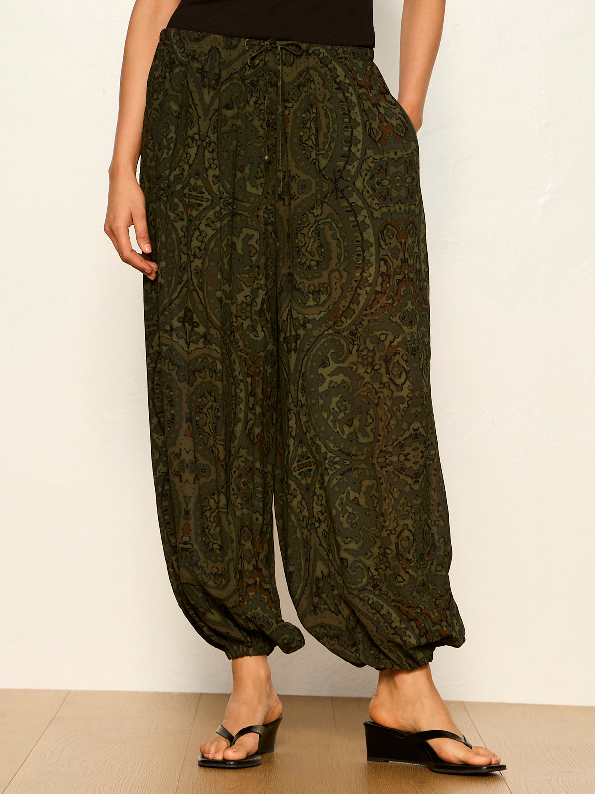 Sanctuary Clothing Great Value - THE MOMENT VOLUME PANT MIDNIGHT MOSS
