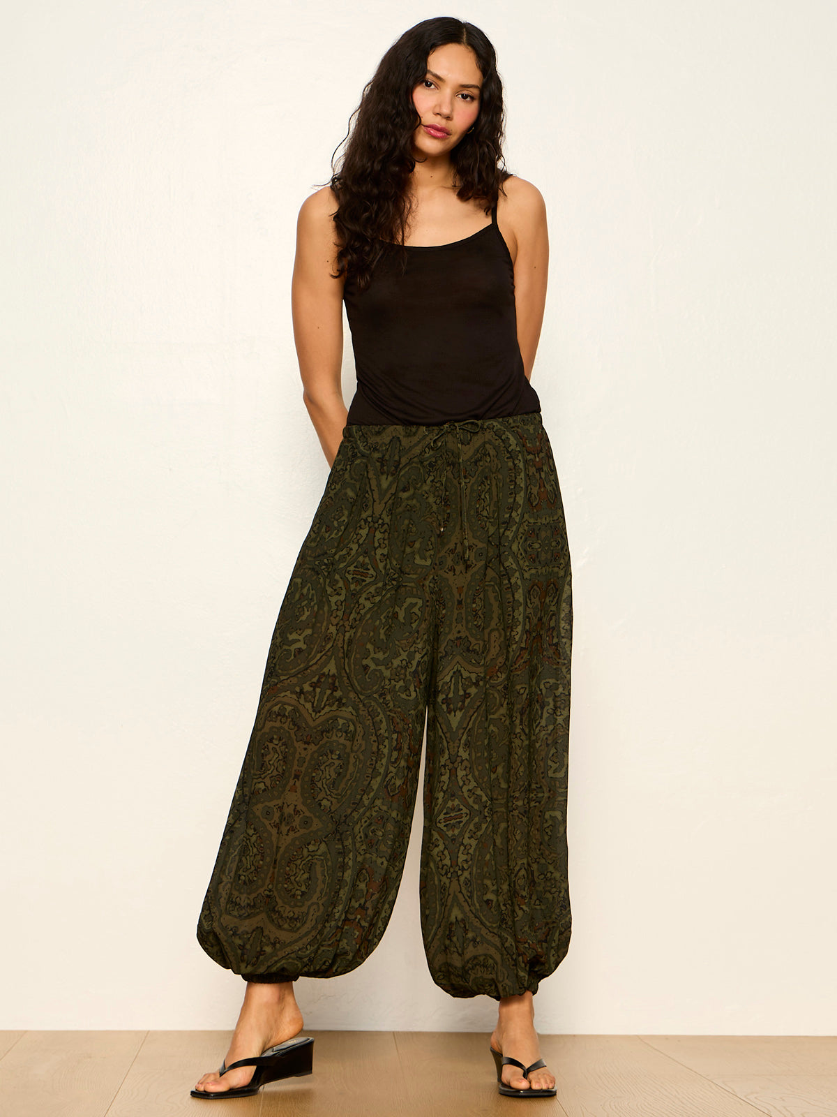 Sanctuary Clothing Great Value - THE MOMENT VOLUME PANT MIDNIGHT MOSS