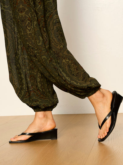 Sanctuary Clothing Great Value - THE MOMENT VOLUME PANT MIDNIGHT MOSS