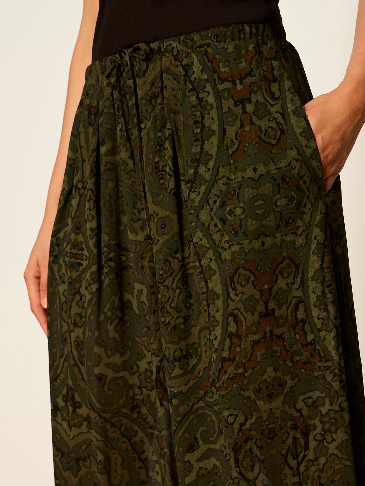 Sanctuary Clothing Great Value - THE MOMENT VOLUME PANT MIDNIGHT MOSS