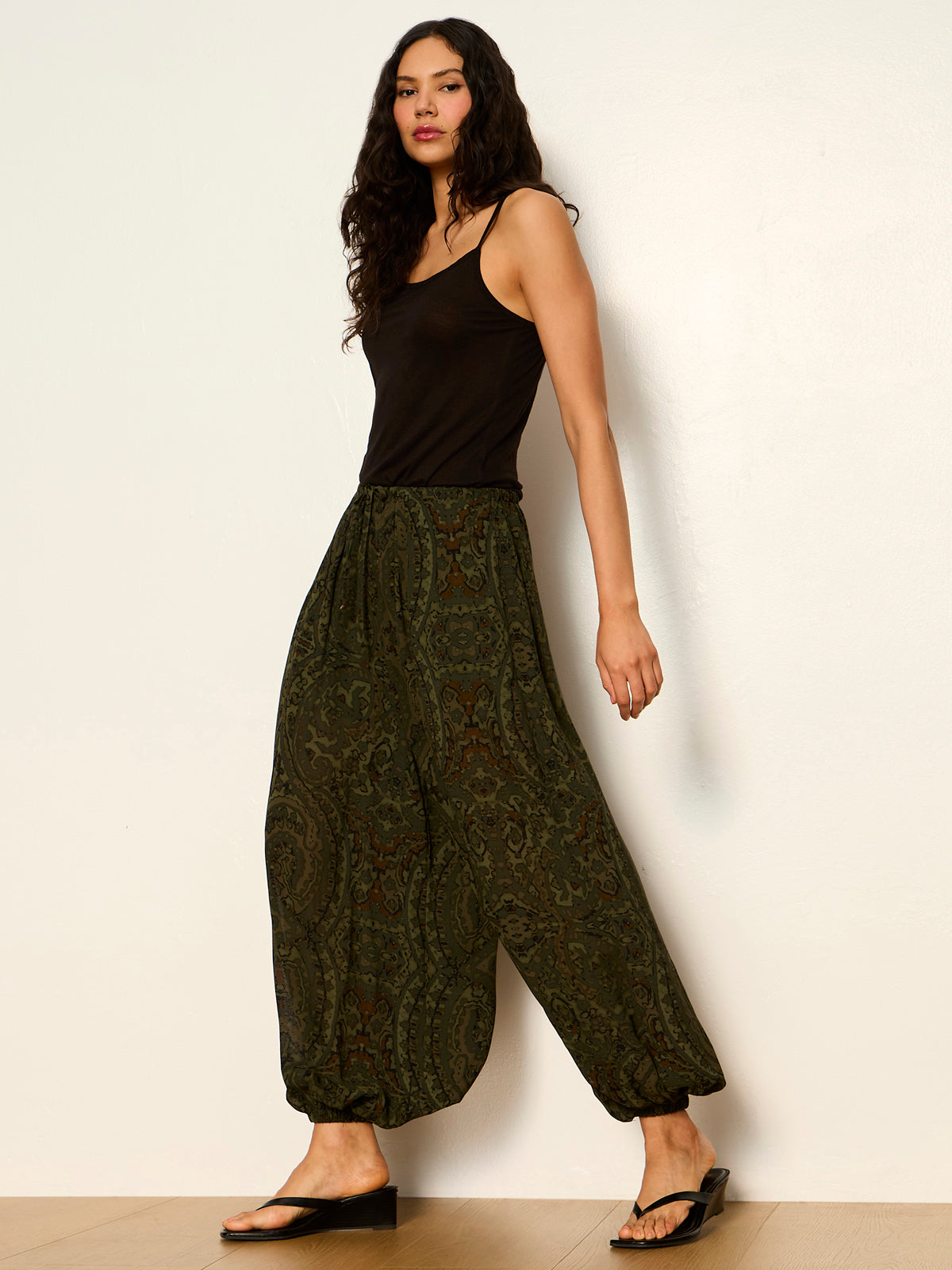 Sanctuary Clothing Great Value - THE MOMENT VOLUME PANT MIDNIGHT MOSS