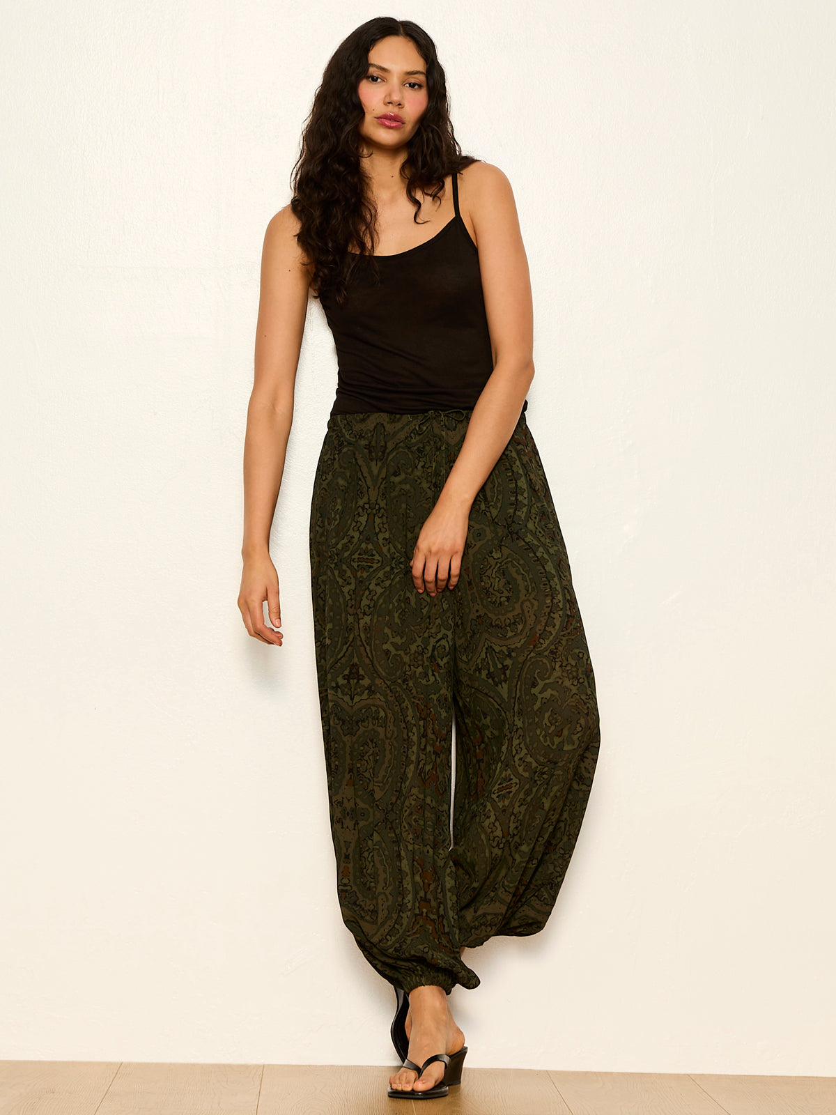 Sanctuary Clothing Great Value - THE MOMENT VOLUME PANT MIDNIGHT MOSS