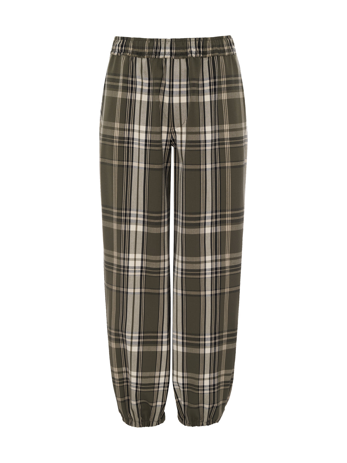 Sanctuary Clothing Signature - Micro Balloon Pant Linden Plaid Petite Sizing